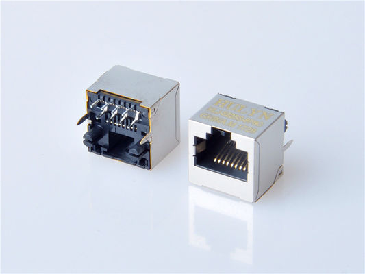 8p8c RJ45 Jack Connector PCB Mount For Network Socket Internet Modüler Bakır Alaşımı