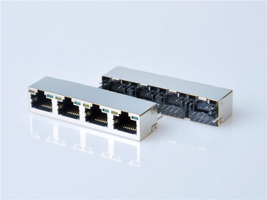 8p8c RJ45 Jack Connector PCB Mount For Network Socket Internet Modüler Bakır Alaşımı