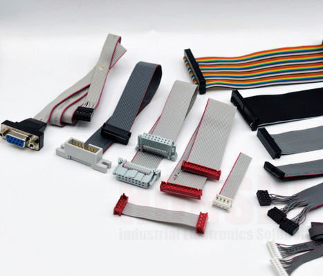 IDC Ribbon Düz Kablo Montajı UL2651 28AWG Tünelmiş Bakır Tel İletici ile