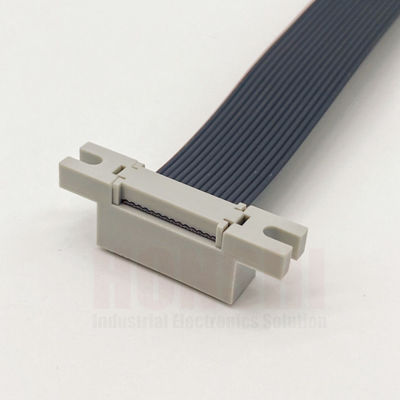 Elektronik Düz Kablo 2.54mm Pitch IDC Düz Kurdele Kablo Bağlayıcısı Özel Renk