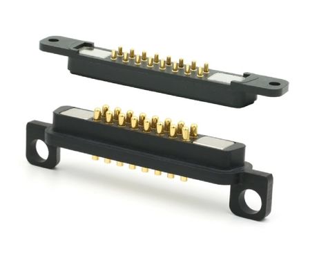4p Manyetik Pogo Pin Delikler Çözümlü Bağlantılar Su geçirmez Bağlantılar