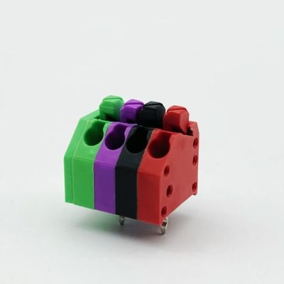 2.5mm 3.5mm vidasız terminal bloğu bağlantısı PCB yaylı terminal blokları