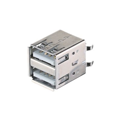 USB 2.0 / 3.0 Jack A Tipi Erkek Plug Bağlantısı Bakır / Fosfor Tunç Temas Malzemesi