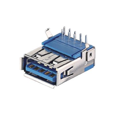 USB 2.0 / 3.0 Jack A Tipi Erkek Plug Bağlantısı Bakır / Fosfor Tunç Temas Malzemesi