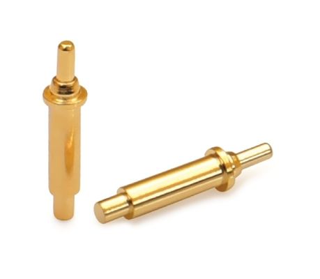 Özel 5.08mm Pitch Pogo Pin Connector Erkek 8 Pin 4.0mm Üç Satır Baharlı