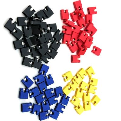Otomobil Mini Jumper Bağlantı Kurulu Kurul Kadın Soket 1.27mm 2mm 2.54mm Pitch Siyah Kırmızı Sarı Ni Plating ile