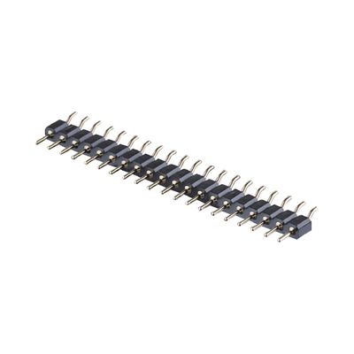 2.54mm İşlenmiş Pin Başlığı Sağ Köşeli SMT SMD PCB Tek Satır Başlık Bağlayıcısı