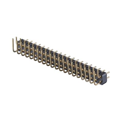 2.54mm İşlenmiş Pin Başlığı Sağ Köşeli SMT SMD PCB Tek Satır Başlık Bağlayıcısı