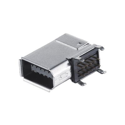 IEEE1394 10 Pin Kadın Bağlantı Sunucu I/O Bağlantısı SM-10P Kaynatma Tipi