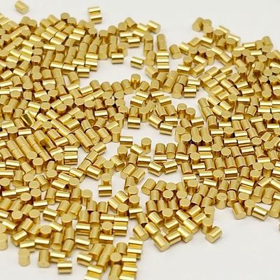 Özel 0.02mm Diametresi 10u '' Altın Kaplama Bakır Pin Kontak Kaynakları Erkek Cinsiyet ve Tuz Sis 72H