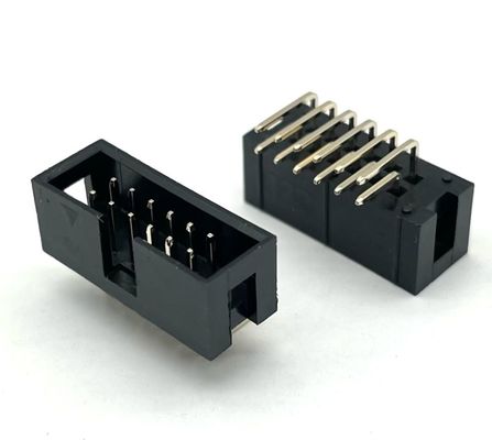 Sağ açılı kutu başlığı bağlantısı DIP PCB DC3 12 Pin Başlıkları 2.54mm Pitch