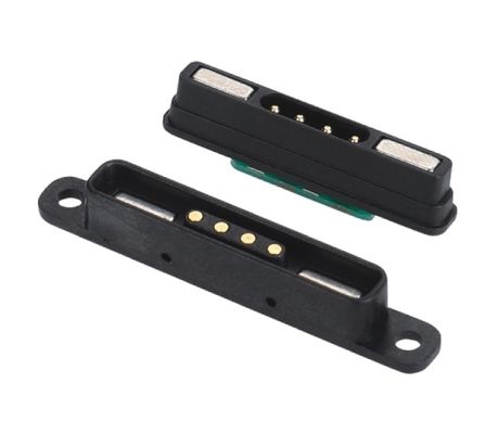Yüksek Akım Manyetik Pogo Pin Bağlantısı 1A 2A 3A 5A 10A Bahar yüklü