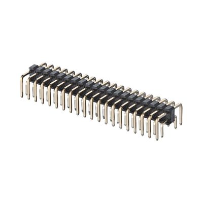 1.27mm Pitch Right Angle Board To Board Connector 2 - 50 Pin Bakır Pin Başlık Bağlantısı