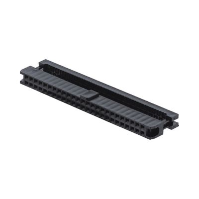 8 Pin - 24 Pin Tek Satırlı IDC Bağlantısı 2.54mm Pitch Siyah Kadın FC Soket