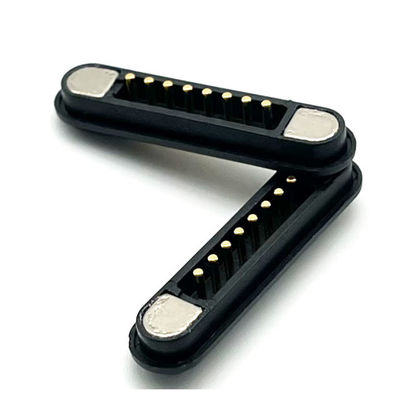 8 Pin Manyetik Bağlantı Erkek Kadın Pogo Pin Bağlantısı PCB Tahta için