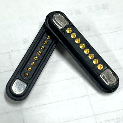 8 Pin Manyetik Bağlantı Erkek Kadın Pogo Pin Bağlantısı PCB Tahta için