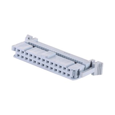 8 Pin - 24 Pin Tek Satırlı IDC Bağlantısı 2.54mm Pitch Siyah Kadın FC Soket