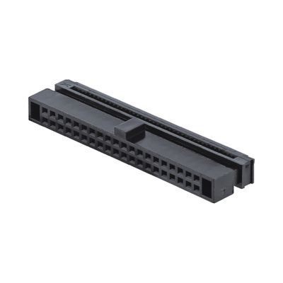 1.27mm Pitch Black IDC Connector 10 Pin - 100 Pin Kadın Soket Düz Kablo FC Soket