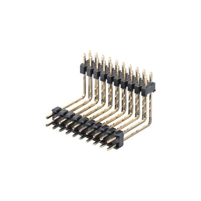 2.0mm Pitch H2.0mm Tek Satırlı Pin Başlık Bağlantısı 1 - 40 Pin Sağ Köşeli Dip
