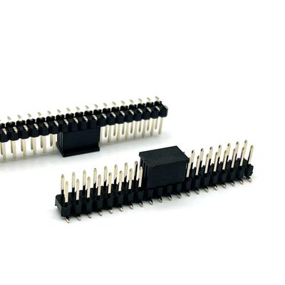 2.54mm Pitch Pin Başlık Bağlantısı 2 Pin - 80 Pin DIP SMT PCB Erkek Başlık Bağlantısı