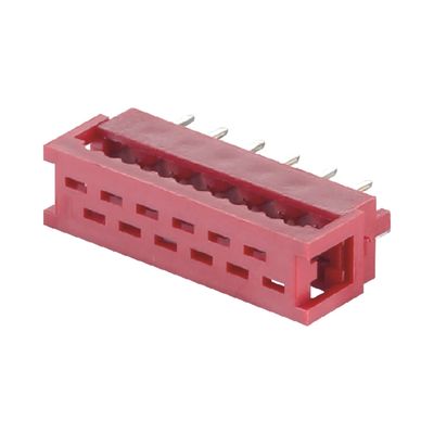 Düz IDC Kadın Bağlantıcı Mikro Eşleşme 4 6 8 10 20 Pin 1.27mm Pitch