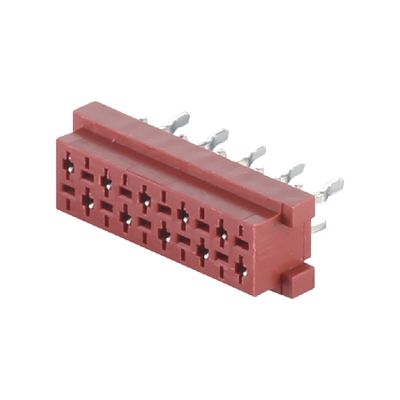 Düz IDC Kadın Bağlantıcı Mikro Eşleşme 4 6 8 10 20 Pin 1.27mm Pitch