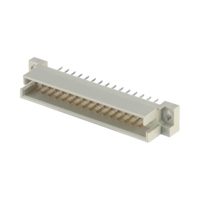 2x32P 2.54mm Din 41612 Bağlantı 2 Satır 64 Pin Erkek Düz Delik İçin Dip