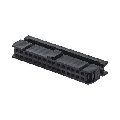 2.0mm Pitch IDC PCB Connector 6 - 64 Pin Siyah Kadın Soket Düz Kablo FC Soket