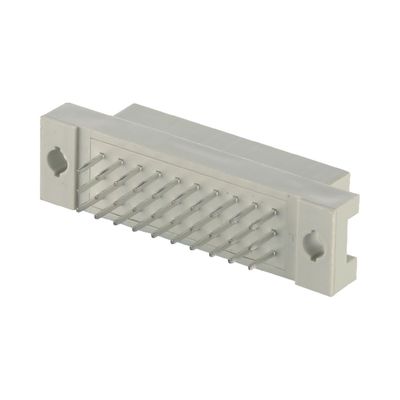 Din 41612 30 Pin Sağ Köşeli Erkek Pinler 3 Satır Dikey PCB'nin Çukurundan Bağlantısı