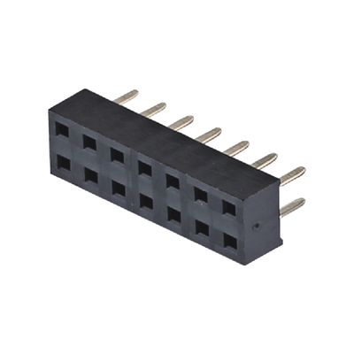 2.0mm H4.3 4.6mm Kadın Pin Başlığı Bağlantısı Sağ açı 90 derece 2x2 2x40pin