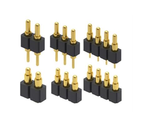2.5mm 4 Pin Pogo Bağlantısı H3.5mm SMT Tipi Altın Kaplama Bakır Pogo Bağlantısı