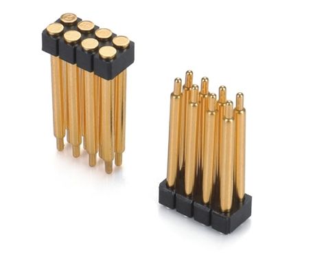 2.0mm 20 Pin Özel Pogo Pin Bağlantısı Bahar Pin Altın Kaplama SMT Pogo Bağlantısı