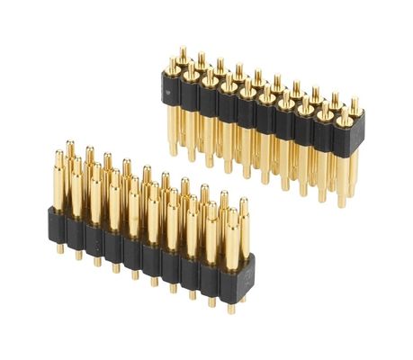 2.0mm 20 Pin Özel Pogo Pin Bağlantısı Bahar Pin Altın Kaplama SMT Pogo Bağlantısı