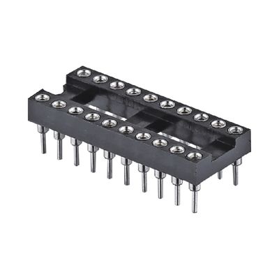 2.54mm Kadın Yuvarlak Pin Başlığı 8 Pin 10 Pin 18 Pin 28 Pin 32 Pin 40 Pin IC Soket
