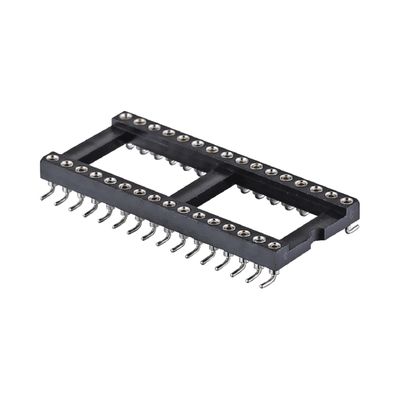2.54mm Kadın Yuvarlak Pin Başlığı 8 Pin 10 Pin 18 Pin 28 Pin 32 Pin 40 Pin IC Soket
