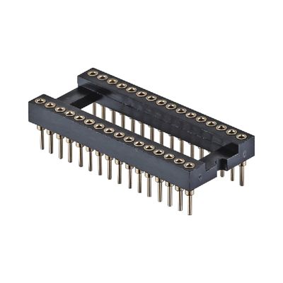 2.54mm Kadın Yuvarlak Pin Başlığı 8 Pin 10 Pin 18 Pin 28 Pin 32 Pin 40 Pin IC Soket