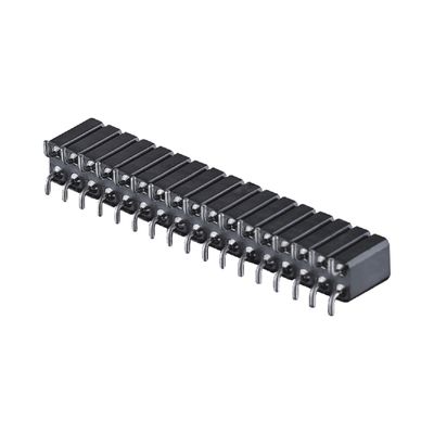PCB Bağlantısı İşlenmiş Kadın Başlık 2.54mm H7.0mm Sağ Köşeli Çift Satır 2-80Pin