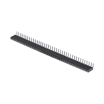 Altın Kaplama İşlenmiş Pin Başlığı 2.54mm SMT SMD Çift Satır Sağ Köşeli PCB Bağlayıcısı