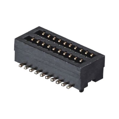0.8mm Pitch BTB Bağlantısı 10 - 100 Pin Yüksek Hızlı Erkek Bağlantısı Fosfor Bronz
