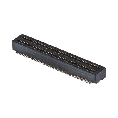 0.8mm Pitch BTB Bağlantısı 10 - 100 Pin Yüksek Hızlı Erkek Bağlantısı Fosfor Bronz