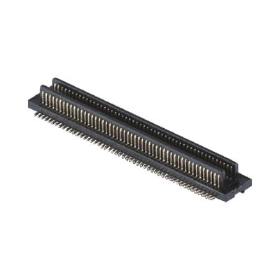 0.8mm Pitch BTB Bağlantısı 10 - 100 Pin Yüksek Hızlı Erkek Bağlantısı Fosfor Bronz