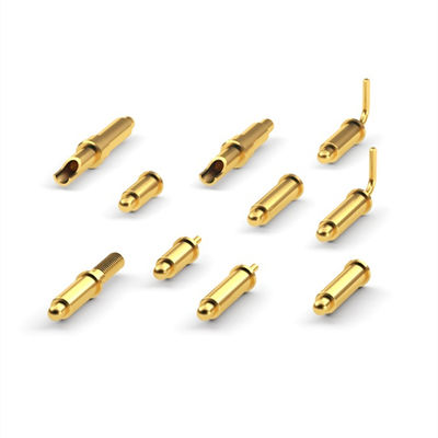 Özel 120g±20% Bahar Gücü DC12V Bakır Pogo Pin Through Hole Connection için