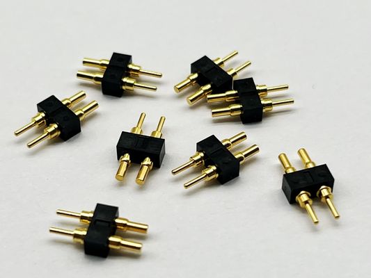 Özel 1.27mm Pitch 8Pin Bahar yüklü POGO Pin Bağlayıcısı ve Kalıcı Bağlantılar