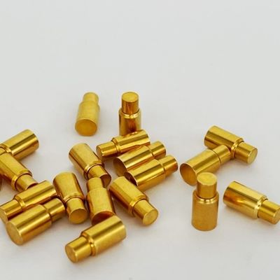 6.0mm C6801 Bakır Pogo Pin SMT Bağlayıcı Lehimleme Tipi Altın Kaplama Özel