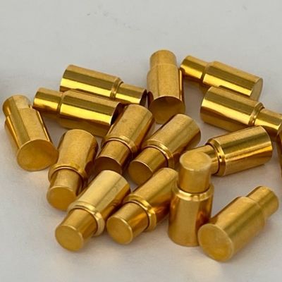6.0mm C6801 Bakır Pogo Pin SMT Bağlayıcı Lehimleme Tipi Altın Kaplama Özel