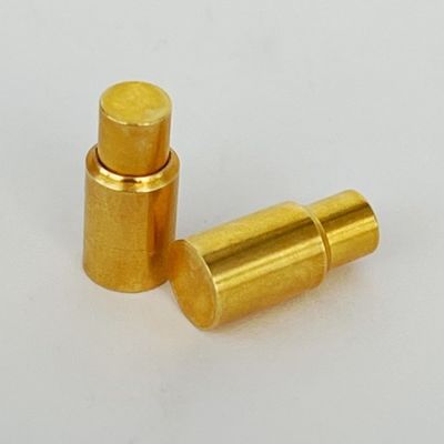 6.0mm C6801 Bakır Pogo Pin SMT Bağlayıcı Lehimleme Tipi Altın Kaplama Özel