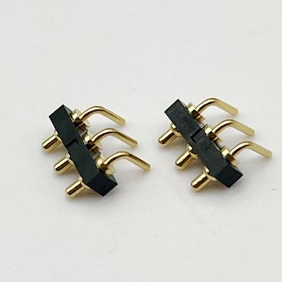 Özel 2.54mm Dip Tipi 3pin H1.5mm Pogo Pin konektörü