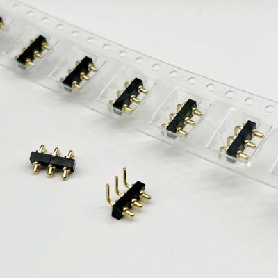 Özel 2.54mm Dip Tipi 3pin H1.5mm Pogo Pin konektörü