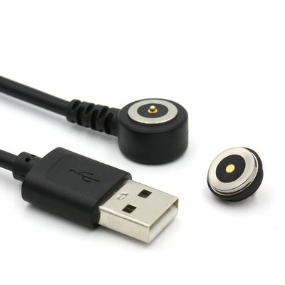 IP67 Su geçirmez PCB Kadın Pogo Pin Bağlantısı Altın Flash Plating ve 50mohm Max temas direnci ile manyetik kablo