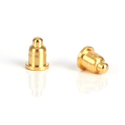 SMT Tip Pogo Pin 2mm Altın Palted SUS304 Baharlı Pogo Pin